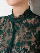 Andy/AN-OK2770/ワンピース/ミニドレス/キャバドレス/タイト/カットアウト/ウエストカット/長袖/袖あり/ハイネック