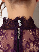 Andy/AN-OK2770/ワンピース/ミニドレス/キャバドレス/タイト/カットアウト/ウエストカット/長袖/袖あり/ハイネック