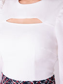 Andy/AN-OK2776/ミニドレス/キャバドレス/七分袖/袖あり/Aライン/切替ワンピース/チェック柄/胸元カットアウト