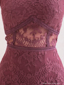 Andy/AN-OK2781/ワンピース/ミニドレス/タイトワンピース/総レース/ワンカラー