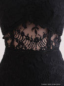 Andy/AN-OK2781/ワンピース/ミニドレス/タイトワンピース/総レース/ワンカラー