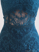 Andy/AN-OK2781/ワンピース/ミニドレス/タイトワンピース/総レース/ワンカラー