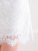 Andy/AN-OK2781/ワンピース/ミニドレス/タイトワンピース/総レース/ワンカラー