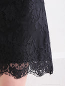 Andy/AN-OK2781/ワンピース/ミニドレス/タイトワンピース/総レース/ワンカラー