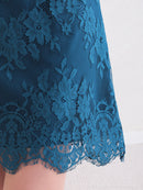 Andy/AN-OK2781/ワンピース/ミニドレス/タイトワンピース/総レース/ワンカラー