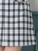 Andy/AN-OK2784/ワンピース/ミニドレス/キャバドレス/ノースリーブ/チェック柄/切替ワンピース/ハイネック