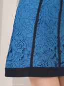 Andy/AN-OK2795/ワンピース/ミニドレス/バイカラー/キャバドレス/Aライン/総レース