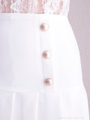 Andy/AN-ON2697/ワンピース/ミニドレス/レース/プリーツ/襟付き