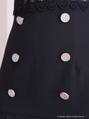 Andy/AN-ON2714/ワンピース/ミニドレス/ワンカラー/チュール/袖あり/るなさん着用