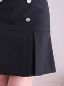 Andy/AN-ON2714/ワンピース/ミニドレス/ワンカラー/チュール/袖あり/るなさん着用