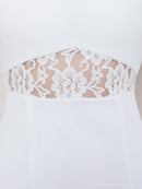 Andy/AN-ON2716/ワンピース/ミニドレス/キャバドレス/ワンカラー/レース/アシンメトリー/袖あり/五分袖/膝丈/タイトドレス