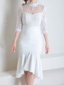 andy/AN-ON2734/ワンピース/キャバドレス/キャバ嬢/ミディアム丈/タイトワンピース/マーメイドスカート/袖あり