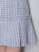 Andy/AN-ON2738/ワンピース/キャバドレス/Aライン/チェック柄/ツイード/フレア/プリーツ/スカート