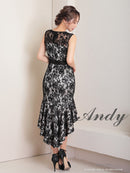 Andy/AN-ON2762/ワンピース/ミニドレス/レース/キャバドレス/マーメイド/美脚スカート