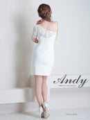 Andy/AN-ON2763/ワンピース/ミニドレス/タイトワンピース/袖あり/左腕/ワンカラー/SALE/セール