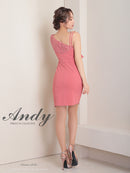 Andy/AN-ON2763/ワンピース/ミニドレス/タイトワンピース/袖あり/左腕/ワンカラー/SALE/セール
