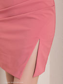 Andy/AN-ON2763/ワンピース/ミニドレス/タイトワンピース/袖あり/左腕/ワンカラー/SALE/セール