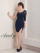 Andy/AN-ON2763/ワンピース/ミニドレス/タイトワンピース/袖あり/左腕/ワンカラー/SALE/セール