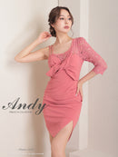 Andy/AN-ON2763/ワンピース/ミニドレス/タイトワンピース/袖あり/左腕/ワンカラー/SALE/セール