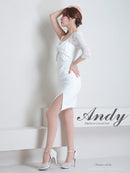 Andy/AN-ON2763/ワンピース/ミニドレス/タイトワンピース/袖あり/左腕/ワンカラー/SALE/セール