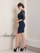 Andy/AN-ON2763/ワンピース/ミニドレス/タイトワンピース/袖あり/左腕/ワンカラー/SALE/セール