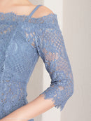 Andy/AN-ON2766/セットアップ/ミニドレス/ワンカラー/タイトワンピース/総レース/袖あり/両袖