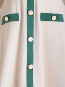 Andy/AN-ON2803/ワンピース/ミニドレス/バイカラー/キャバドレス/フレアスカート/切替ワンピース/フリル/レース