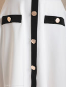 Andy/AN-ON2803/ワンピース/ミニドレス/バイカラー/キャバドレス/フレアスカート/切替ワンピース/フリル/レース