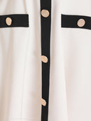 Andy/AN-ON2803/ワンピース/ミニドレス/バイカラー/キャバドレス/フレアスカート/切替ワンピース/フリル/レース