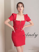 Andy/AN-ON2805/ワンピース/キャバドレス/キャバ嬢/袖あり/タイトワンピース
