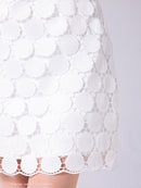 Andy/AN-ON2807/ワンピース/ミニドレス/タイトワンピース/総レース/サークル柄/ハイネック