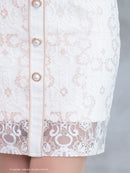 Andy/AN-ON2815/ワンピース/キャバドレス/ハイネック/袖あり/半袖/パールボタン