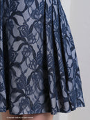 Andy/AN-ON2820/ワンピース/ミニドレス/ワンカラー/総レース/ベルト風ワンピース/キャバドレス