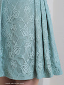 Andy/AN-ON2820/ワンピース/ミニドレス/ワンカラー/総レース/ベルト風ワンピース/キャバドレス