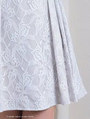 Andy/AN-ON2820/ワンピース/ミニドレス/ワンカラー/総レース/ベルト風ワンピース/キャバドレス