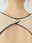 Andy/AN-ON2821/ワンピース/ミニドレス/キャバドレス/プリーツ/バイカラー/Vネック/カットアウト/デザインポケット/ノースリーブ