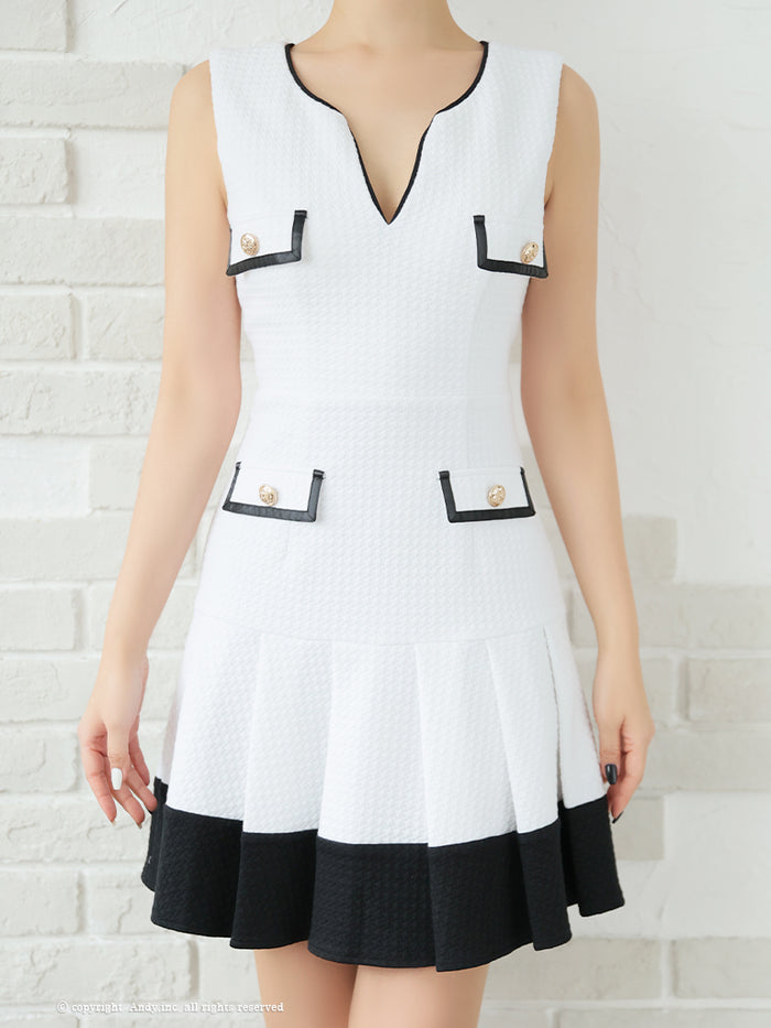 Andy/AN-ON2821/ワンピース/ミニドレス/キャバドレス/プリーツ/バイ