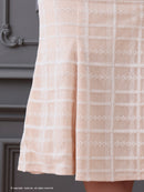 Andy/AN-ON2833/ミニドレス/キャバドレス/チェック/チェーン/ノースリーブ/タイト/マーメイド/ミディアムドレス