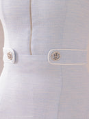 Andy/AN-ON2846/ワンピース/ミニドレス/キャバドレス/フロントジップ/袖あり/半袖/リボン/タイト