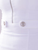 Andy/AN-ON2846/ワンピース/ミニドレス/キャバドレス/フロントジップ/袖あり/半袖/リボン/タイト