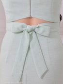 Andy/AN-ON2846/ワンピース/ミニドレス/キャバドレス/フロントジップ/袖あり/半袖/リボン/タイト