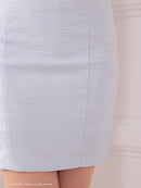 Andy/AN-ON2846/ワンピース/ミニドレス/キャバドレス/フロントジップ/袖あり/半袖/リボン/タイト