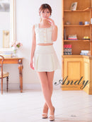 an ANDY セットアップ　ミニドレス　キャバドレス an ANDY Fashion Press 13 COLLECTION 01】チェックツイード