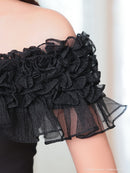 Andy/AN-ON2871/キャバドレス/クラブ/タイト/ワンカラー/オフショルダー/赤/白/黒