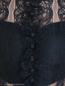 Andy/AN-ON2890/ミニドレス/キャバドレス/レース/タイト/スリット/クルーネック/ベルト風