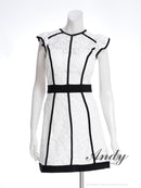 Andy/AN-ON2891/ワンピース/ミニドレス/キャバドレス/総レース/フラワーレース/バックリボン/タイト