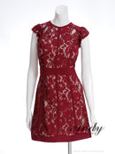 Andy/AN-ON2891/ワンピース/ミニドレス/キャバドレス/総レース/フラワーレース/バックリボン/タイト