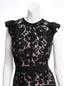 Andy/AN-ON2891/ワンピース/ミニドレス/キャバドレス/総レース/フラワーレース/バックリボン/タイト