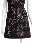 Andy/AN-ON2891/ワンピース/ミニドレス/キャバドレス/総レース/フラワーレース/バックリボン/タイト