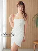 Andy/AN-ON2901/ワンピース/ミニドレス/キャバドレス/タイト/2way/オフショルダー/ベア/カシュクール